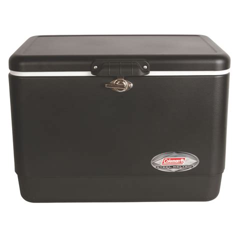 coleman american steel belted 54-quart cooler box uk|coleman steel belted cooler stainless.